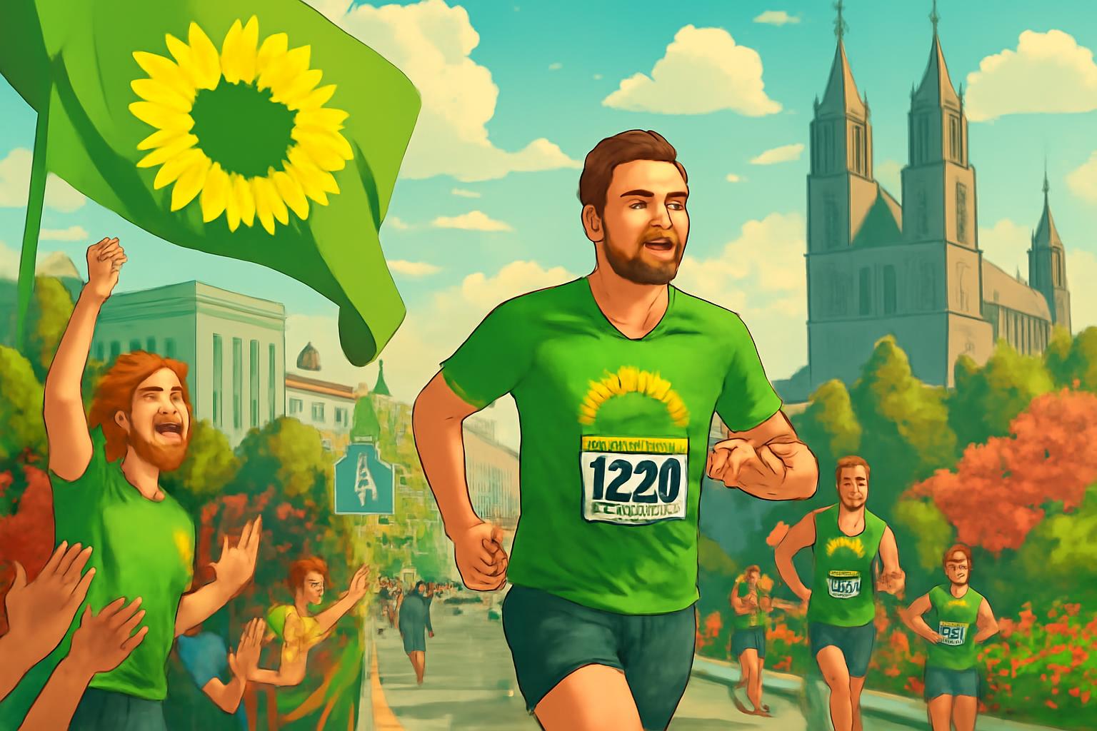 Grüne Sachsen-Anhalt warnen vor AfD-Mehrheit; Spendenlauf am 10. Mai in Magdeburg 🏃💚