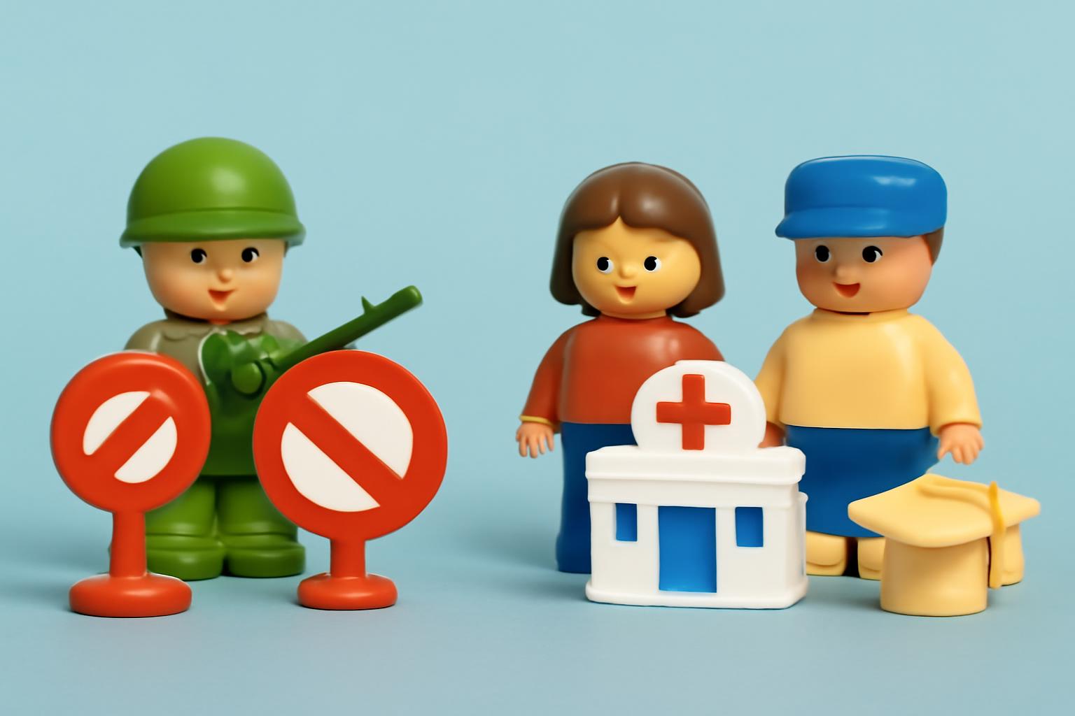 Linke gegen Wehrpflicht; Liberale für Freiwilligkeit und soziale Investitionen 🪖🚫🏥🎓