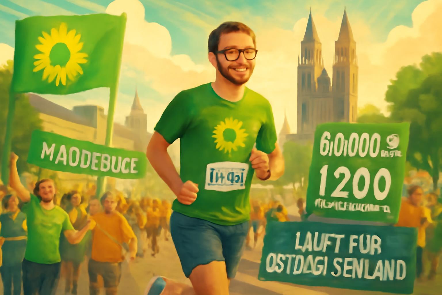 Grüne Sachsen-Anhalt warnen vor AfD-Mehrheit; Magdeburg-Spendenlauf sammelt 60.000€ 🏃💶