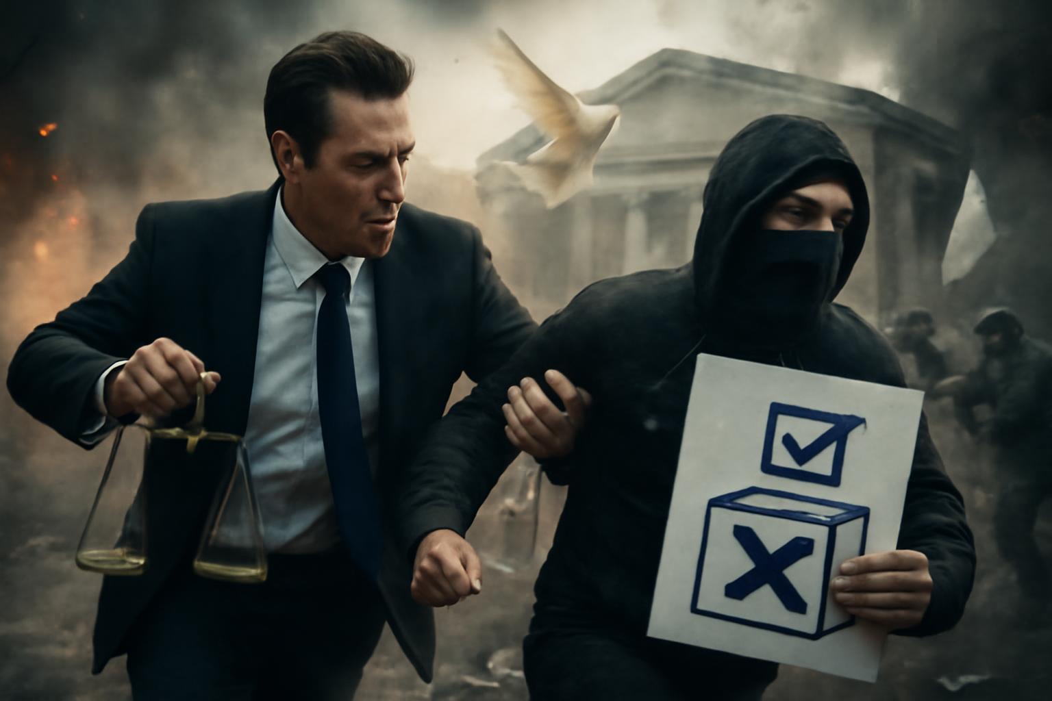 Liberale Perspektive: Rechtsstaat, Neutralität und Versammlungsfreiheit sichern; Radikalisierung verhältnismäßig bekämpfen 🕊️⚖️🗳️