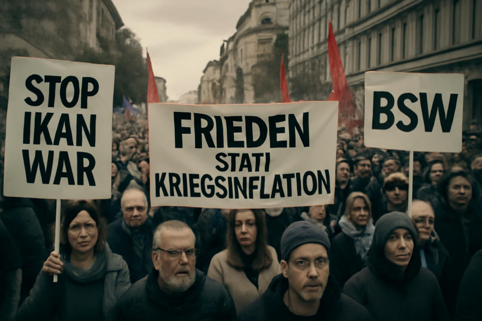 Etwa 2.500 Demonstranten in Berlin gegen Iran-Krieg und Kriegsinflation – Frieden 🕊️✊