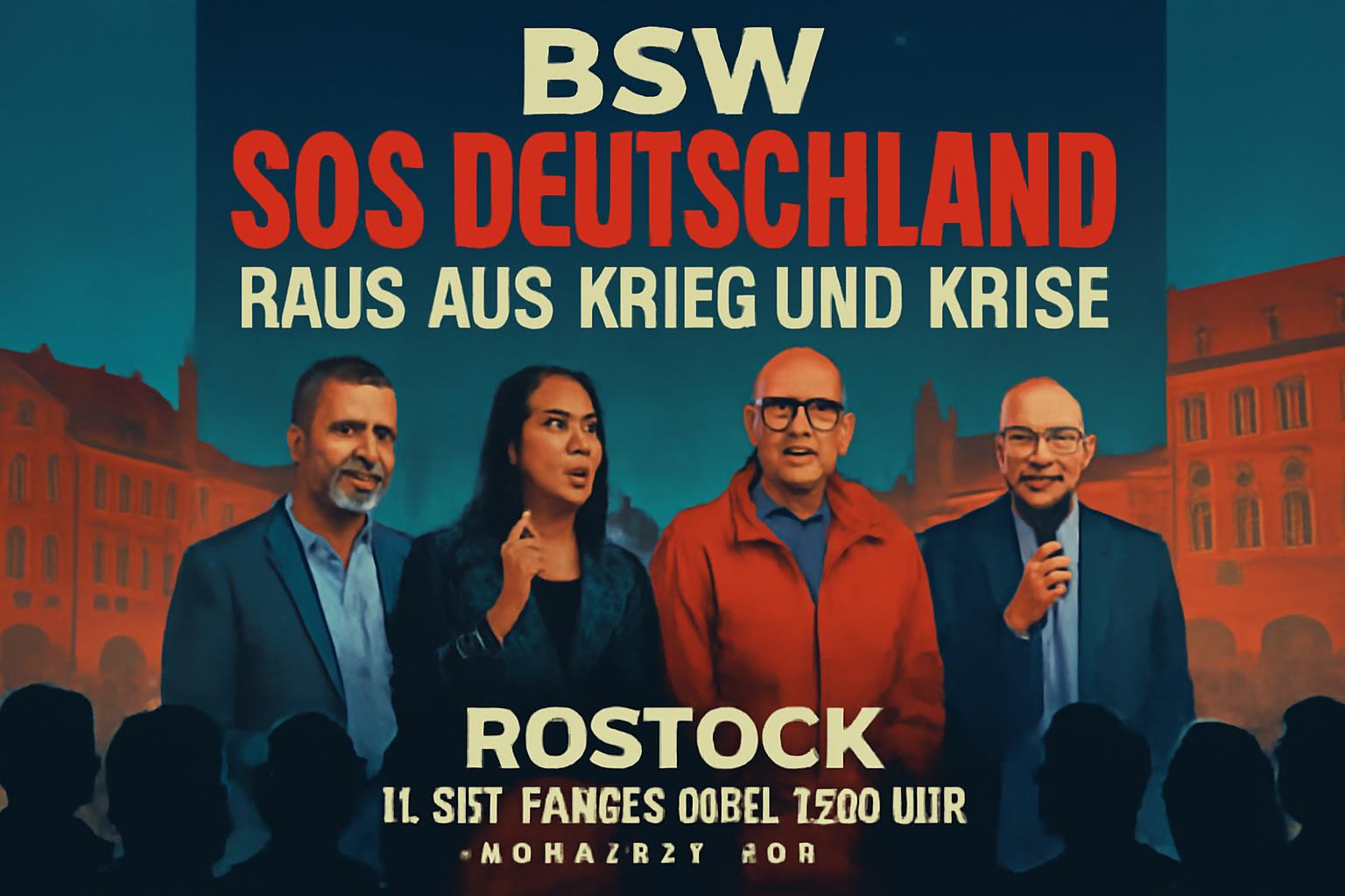 SOS Deutschland: Raus aus Krieg und Krise – Abendforum in Rostock 🌍🕊️💬