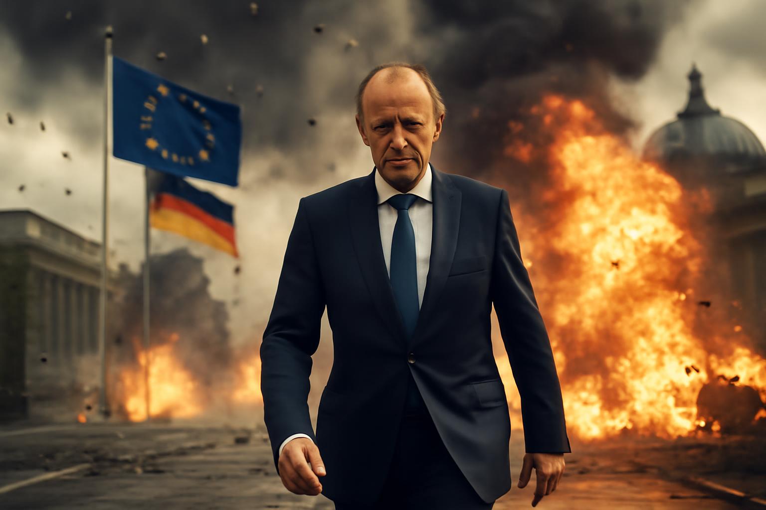 Merz: europäisches Selbstbewusstsein CDU setzt auf Sicherheit, Markt, Bürokratieabbau 🚀🇪🇺