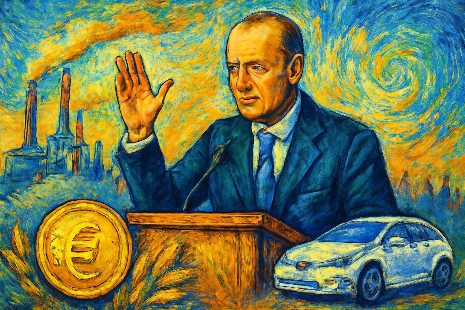 CDU-Merz Entlastungspaket: Kraftstoff sinkt, Prämie bis 1.000 €, Tech, Jobs sichern 🚗💶