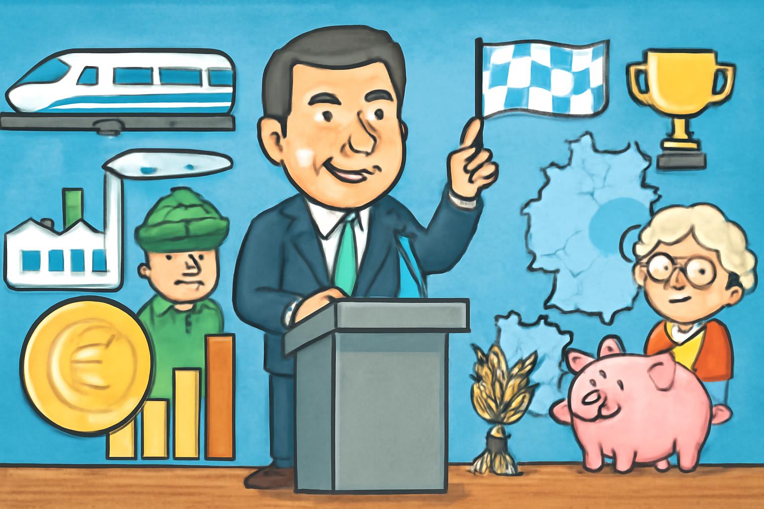 CSU: Söder sieht Bayern als stärkste Kraft, Hightech, Steuern runter; Huber: Klartext 💬