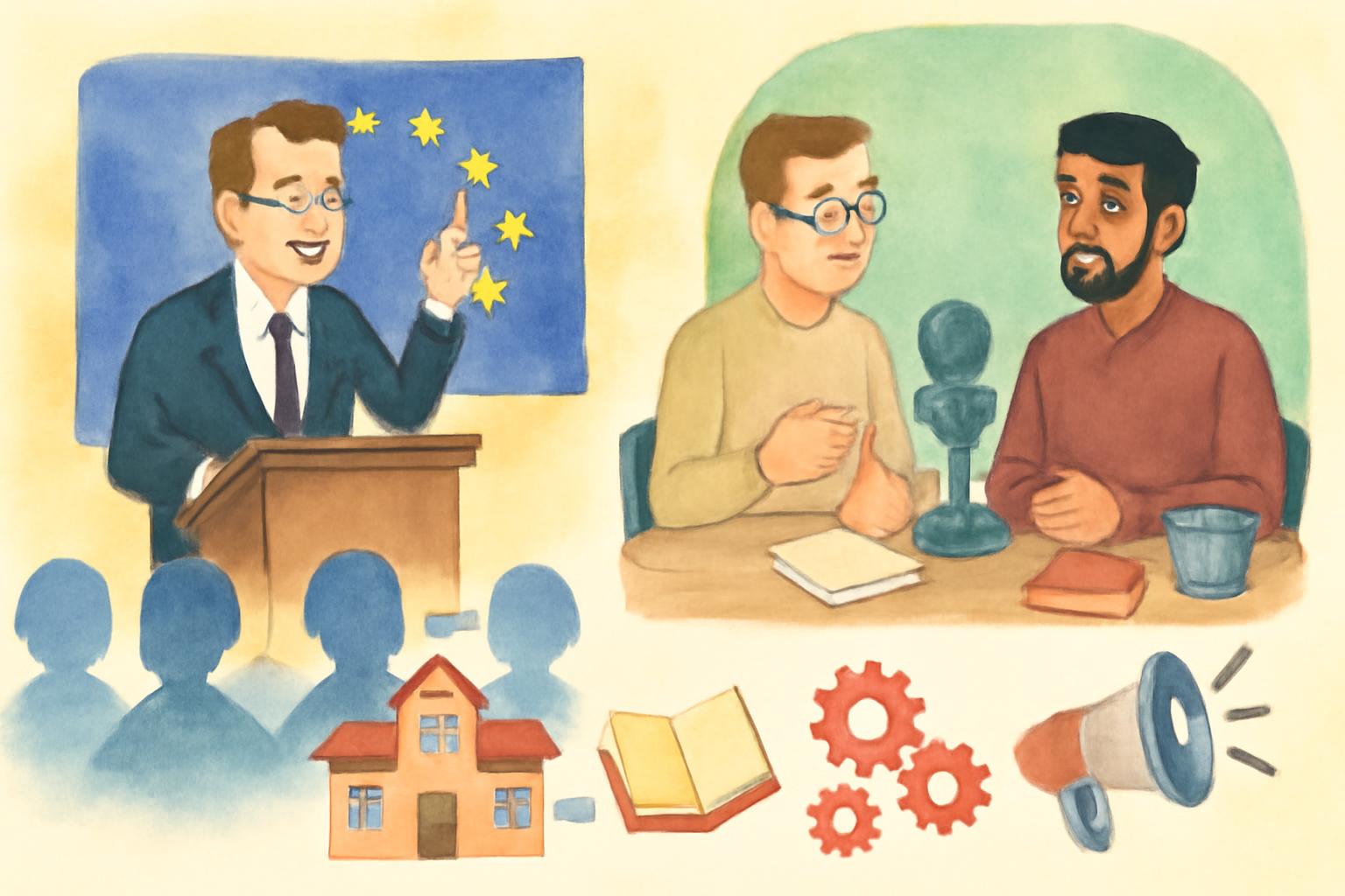 Europäisches Selbstbewusstsein, Integration und Islam-Debatte im Hamburger Podcast 🎙️💬