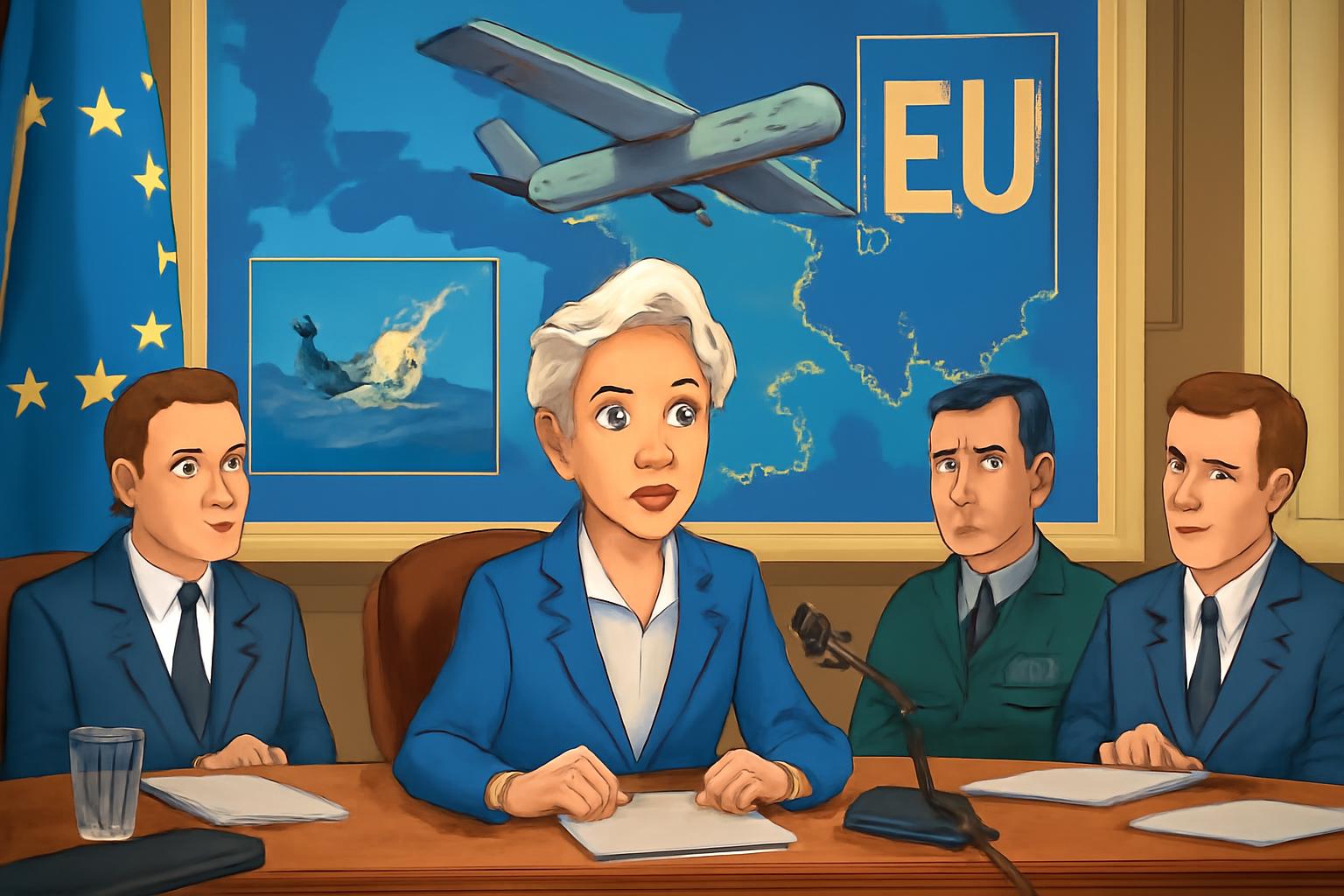 EU vor Drohnengefahr: Strack-Zimmermann ruft Zusammenarbeit & Vermögensfreigabe 🇪🇺🛡️