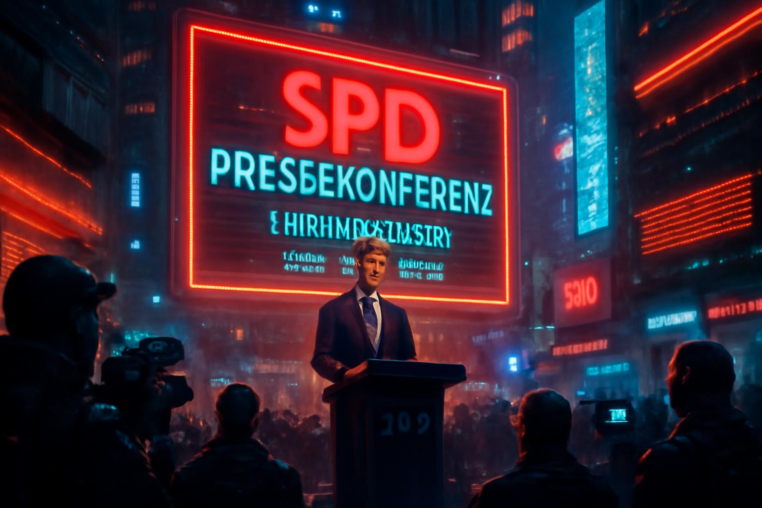 SPD-Presidium tagt, Pressekonferenz mit Tim Klüssendorfein in Berlin (20.04.2026) 🎤🗞️