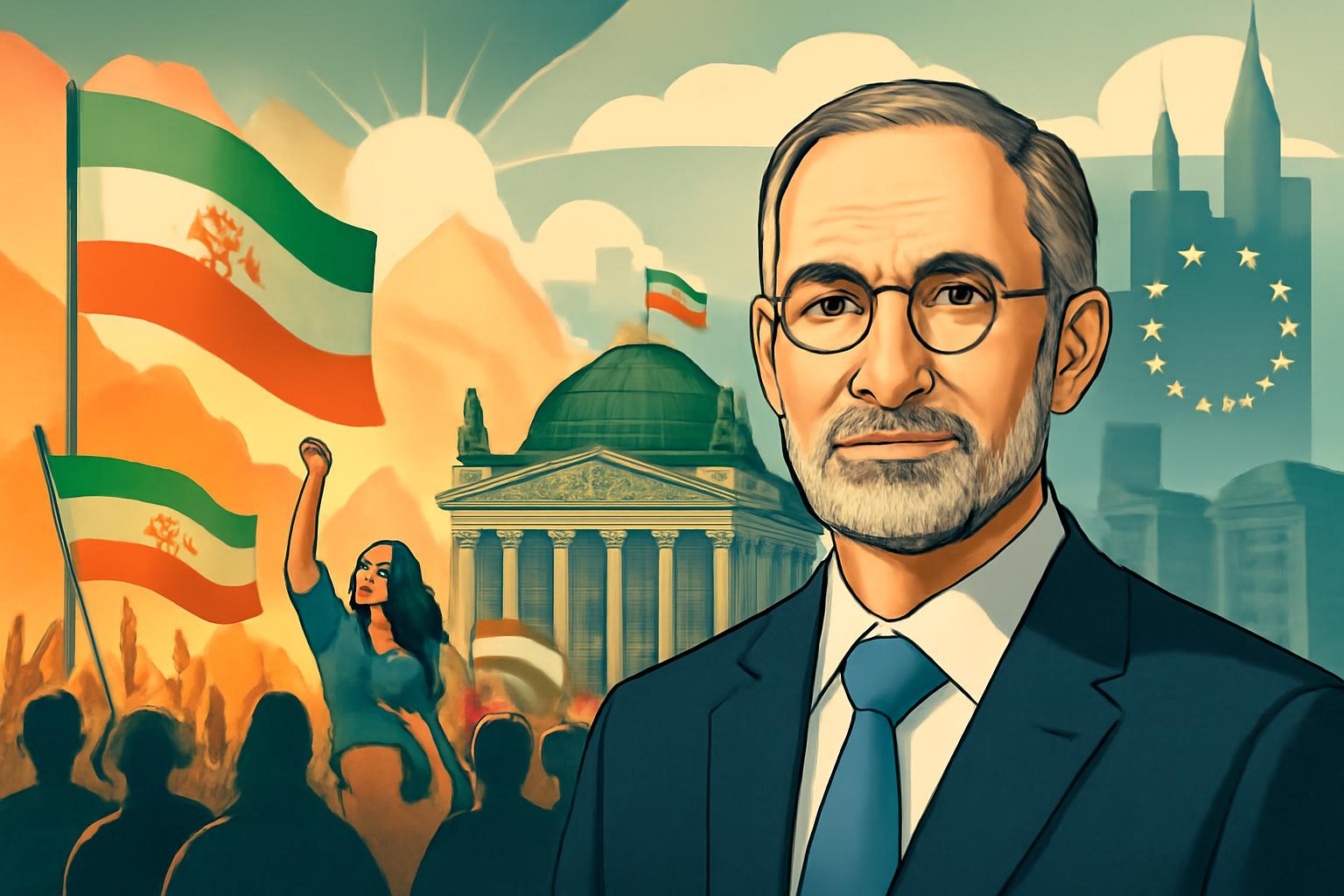 CDU betont Asgharis Werdegang, Rückhalt für iranische Demonstranten, Merz-Linie 🇩🇪🕊️